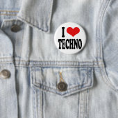 I Liebe Techno Button (Beispiel)