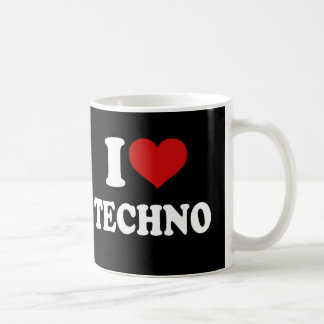 I Liebe Techno Kaffeetasse