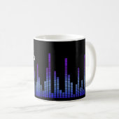 I Liebe Techno Kaffeetasse (VorderseiteRechts)