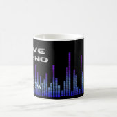 I Liebe Techno Kaffeetasse (Mittel)