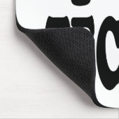 I Liebe Techno Mousepad (Ecke)
