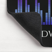 I Liebe Techno Mousepad (Ecke)