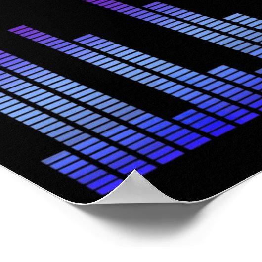 I Liebe Techno Poster (Ecke)