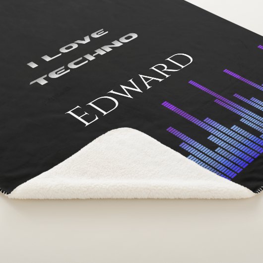 I Liebe Techno Sherpadecke (3/4)