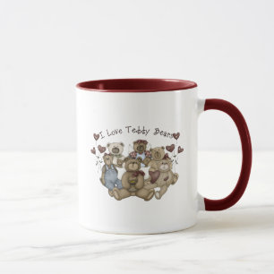 I Liebe Teddy Bears Heartsakes Tasse