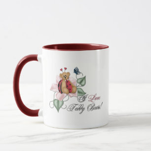 I Liebe Teddy Bears Lady Bug Bear Tasse