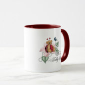 I Liebe Teddy Bears Lady Bug Bear Tasse (VorderseiteRechts)