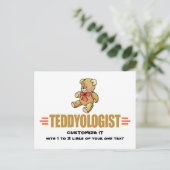 I Liebe Teddy Bears Postkarte (Stehend Vorderseite)