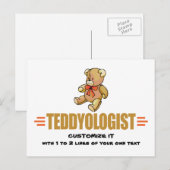I Liebe Teddy Bears Postkarte (Vorne/Hinten)