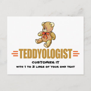 I Liebe Teddy Bears Postkarte