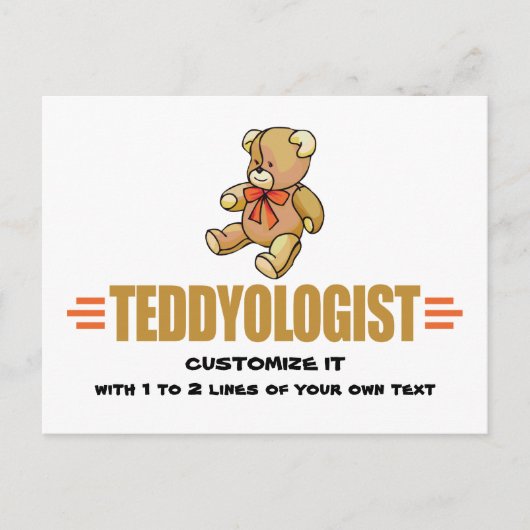 I Liebe Teddy Bears Postkarte (Vorderseite)