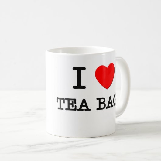 I Liebe-Teebeutel Kaffeetasse (VorderseiteRechts)