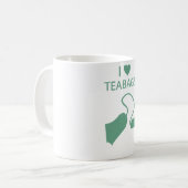 I Liebe-Teebeutel-Tasse Kaffeetasse (Vorderseite Links)