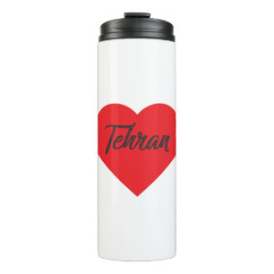 I Liebe Teheran - Iran Thermosbecher