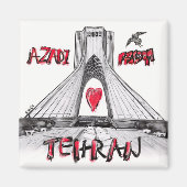 I Liebe Teheran Magnet (Vorne)