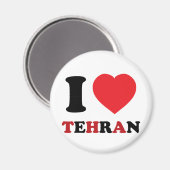I Liebe Tehran Magnet (Vorderseite/Rückseite)