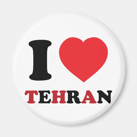 I Liebe Tehran Magnet (Vorne)