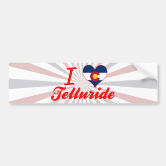 I Liebe-Tellurid, Colorado Autoaufkleber