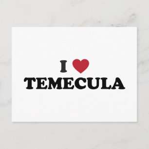 I Liebe Temecula California Postkarte