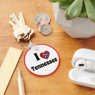 I Liebe Tennesse & Tennesse Herz - Reisen / Sport Schlüsselanhänger