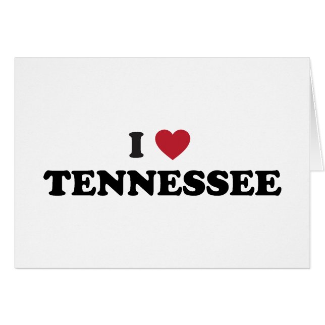 I Liebe Tennessee (Vorderseite (Horizontal))