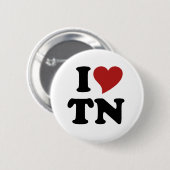 I Liebe Tennessee Button (Vorne & Hinten)