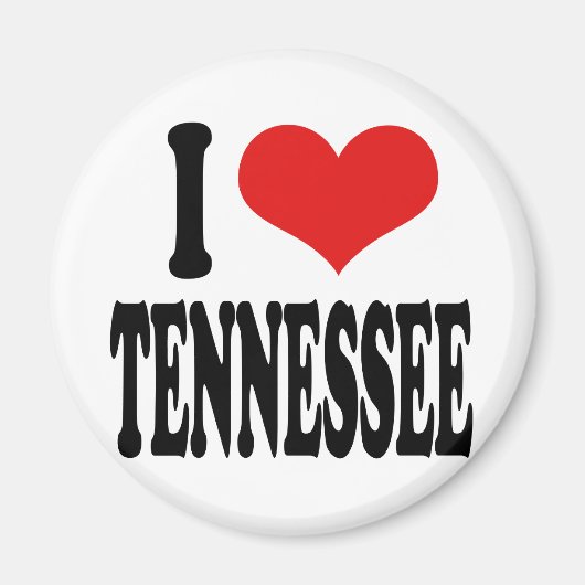 I Liebe Tennessee Magnet (Vorne)