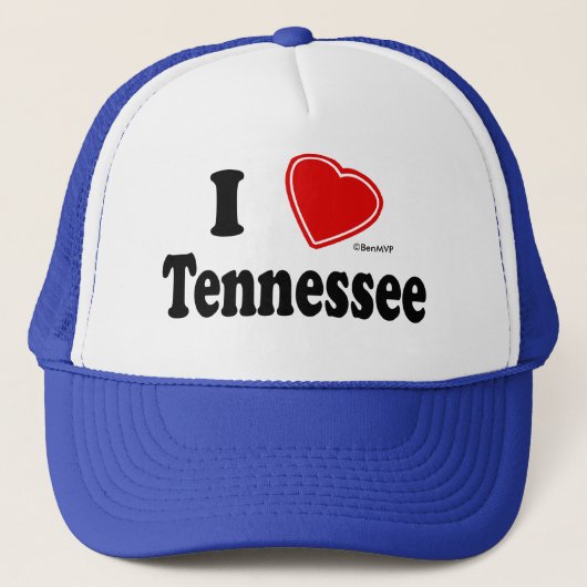 I Liebe Tennessee Truckerkappe (Vorderseite)