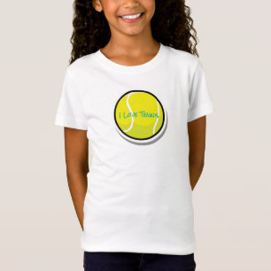 I Liebe Tennis Ball Sportspiel Spaß Kinder T-Shirt