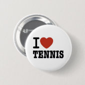 I LIEBE-TENNIS BUTTON (Vorne & Hinten)