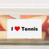 I Liebe Tennis Etiketten (Befestigt)