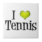 I Liebe Tennis Fliese (Vorderseite)