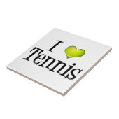 I Liebe Tennis Fliese (Seite)