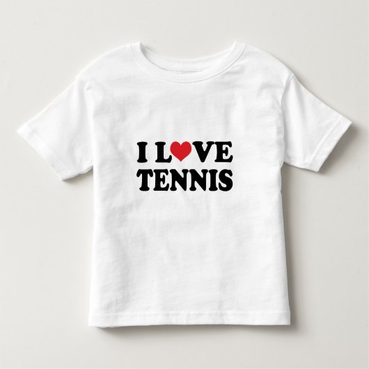 I Liebe-Tennis (Geschenk) Kleinkind T-shirt (Vorderseite)