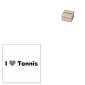 I Liebe Tennis Gummistempel (Stempel)