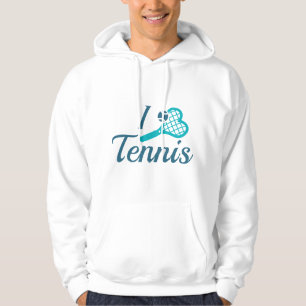 I Liebe Tennis Hoodie