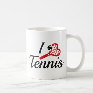 I Liebe Tennis Kaffeetasse