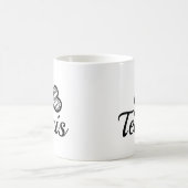 I Liebe Tennis Kaffeetasse (Mittel)