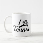 I Liebe Tennis Kaffeetasse (Links)