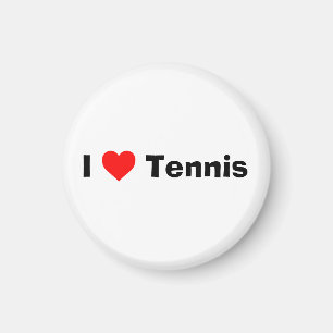 I Liebe Tennis Magnet
