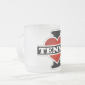 I Liebe-Tennis Mattglastasse (Vorderseite Links)