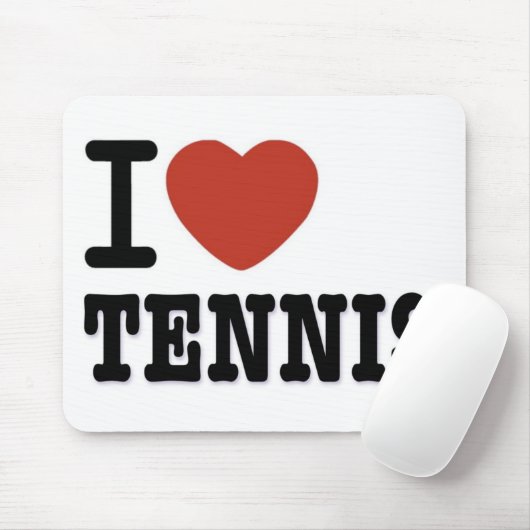 I LIEBE-TENNIS MOUSEPAD (Mit Mouse)