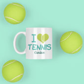 I Liebe Tennis Niedlich Custom Kaffeetasse