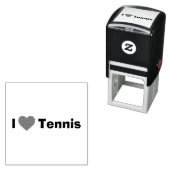 I Liebe Tennis Permastempel (Beispiel)