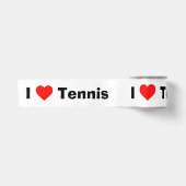I Liebe Tennis Satinband (Vorderseite)