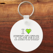 I Liebe Tennis Schlüsselanhänger (Vorderseite)