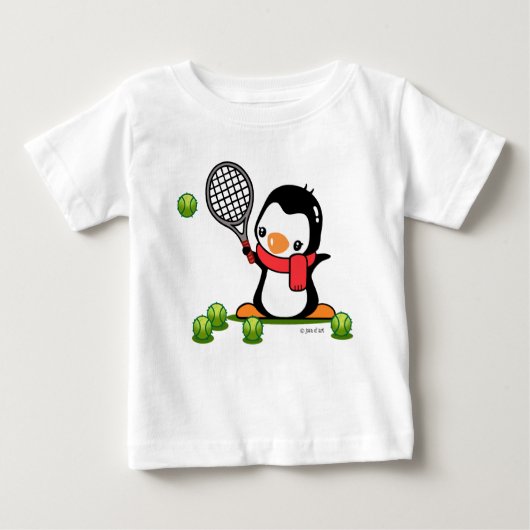 I Liebe-Tennis-Shirt Baby T-shirt (Vorderseite)