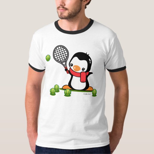 I Liebe-Tennis-Shirt T-Shirt (Vorderseite)