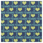 I Liebe Tennis Stoff (Muster)