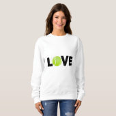 I Liebe Tennis Sweatshirt (Vorne ganz)